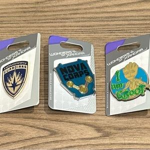 🎀 Disney Collections Marvel brand new 
set of (3) Guardian of the Galaxy🎀